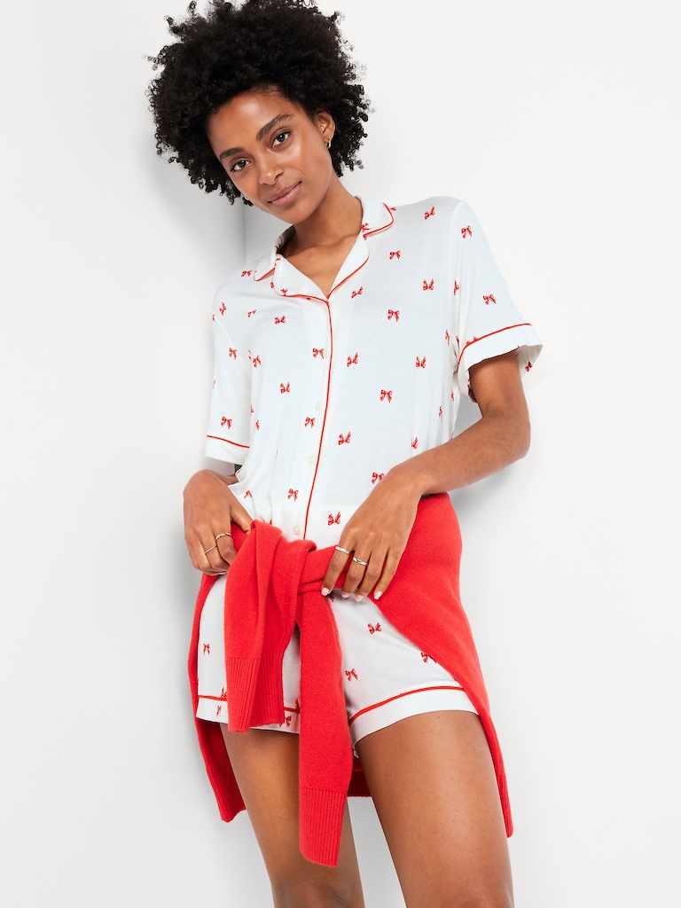 Sunday Sleep Knit Jersey Short Set