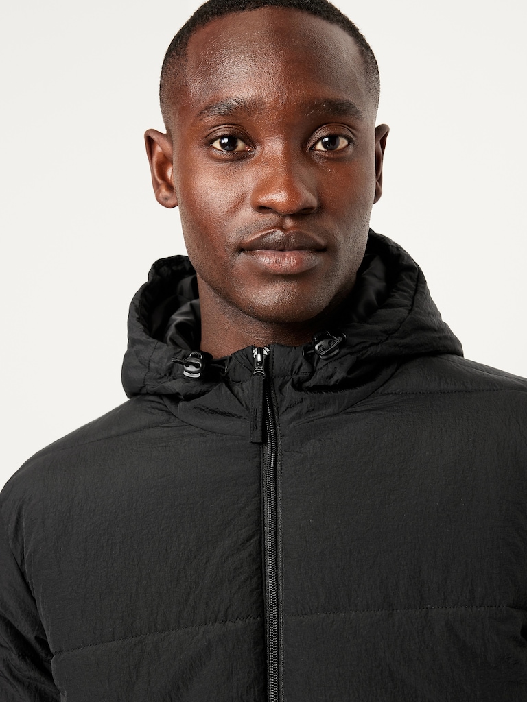 Frost-Free Water-Resistant Hooded Puffer Jacket