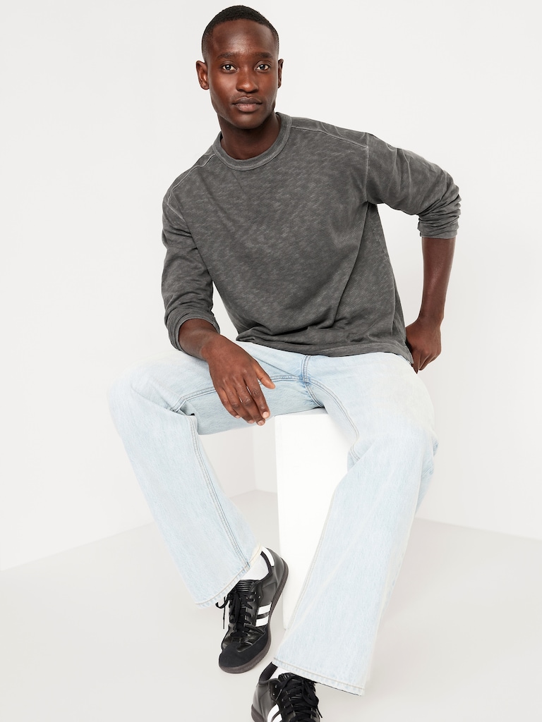 T-shirt en tissu flammé épais