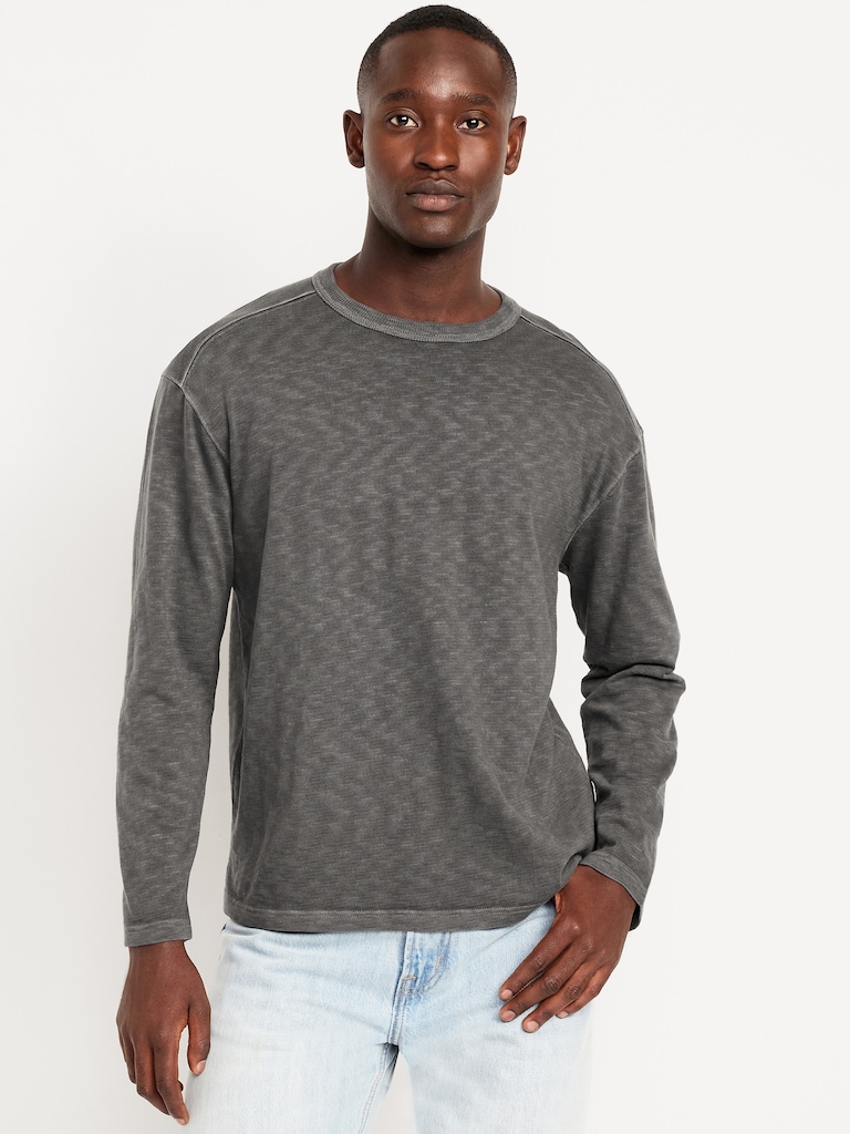 T-shirt en tissu flammé épais