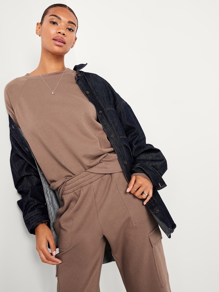 SoComfy Oversized Raglan Sweatshirt