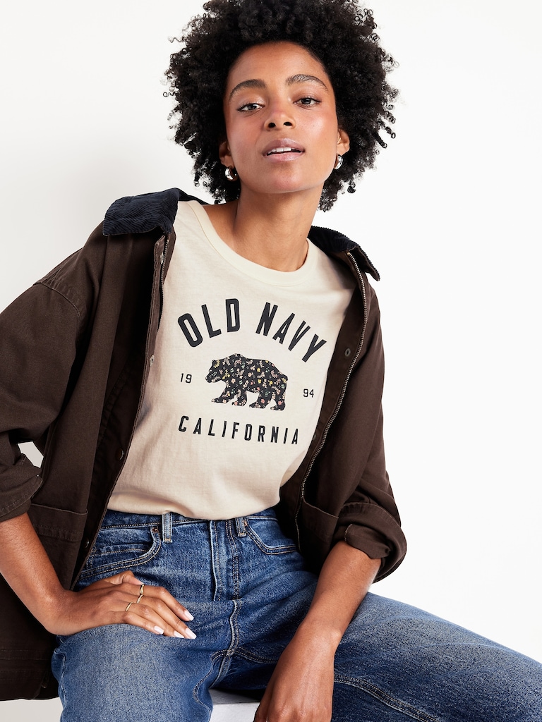 EveryWear Crew-Neck Logo-Graphic T-Shirt