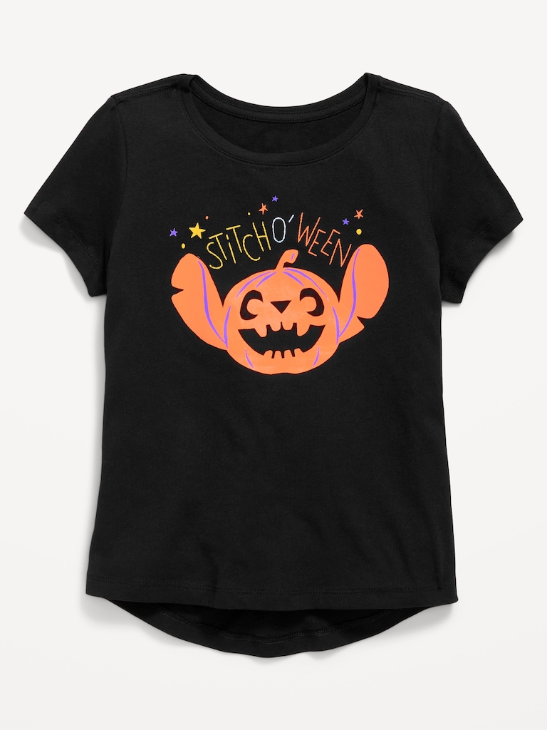 Disney© Stitch Halloween Graphic T-Shirt for Girls