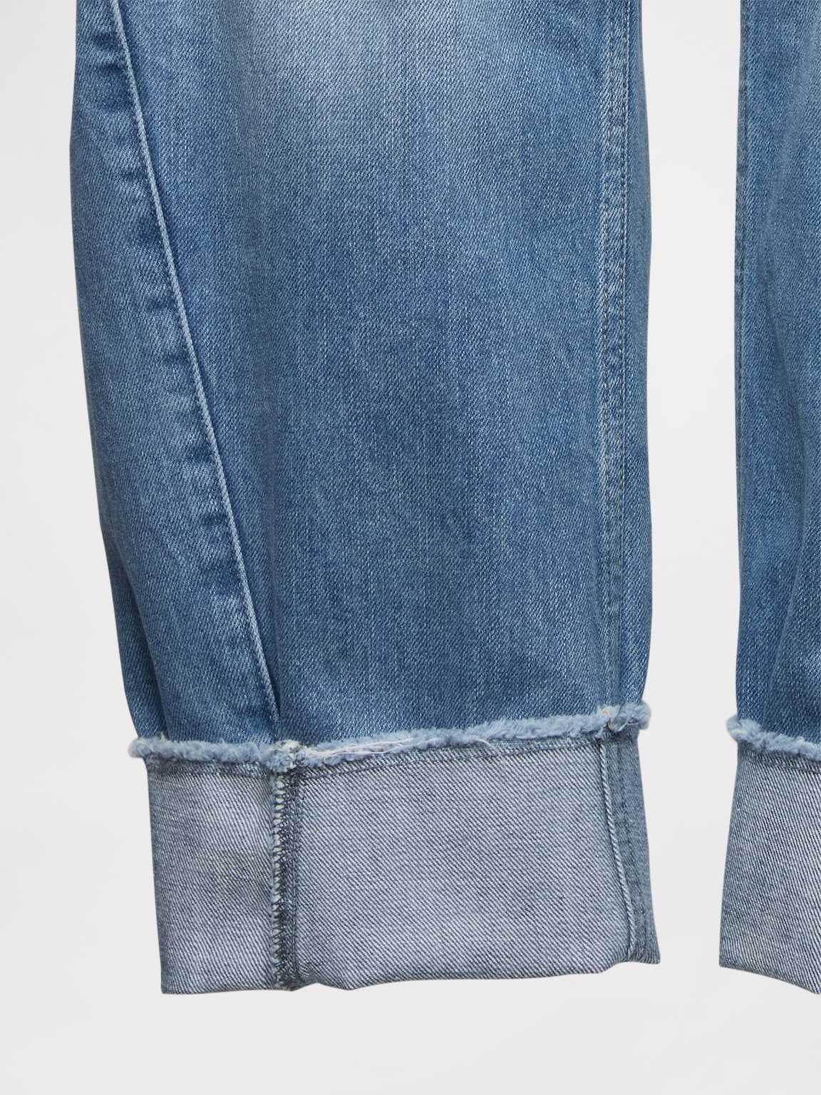 High Rise Cuffed Barrel Jeans