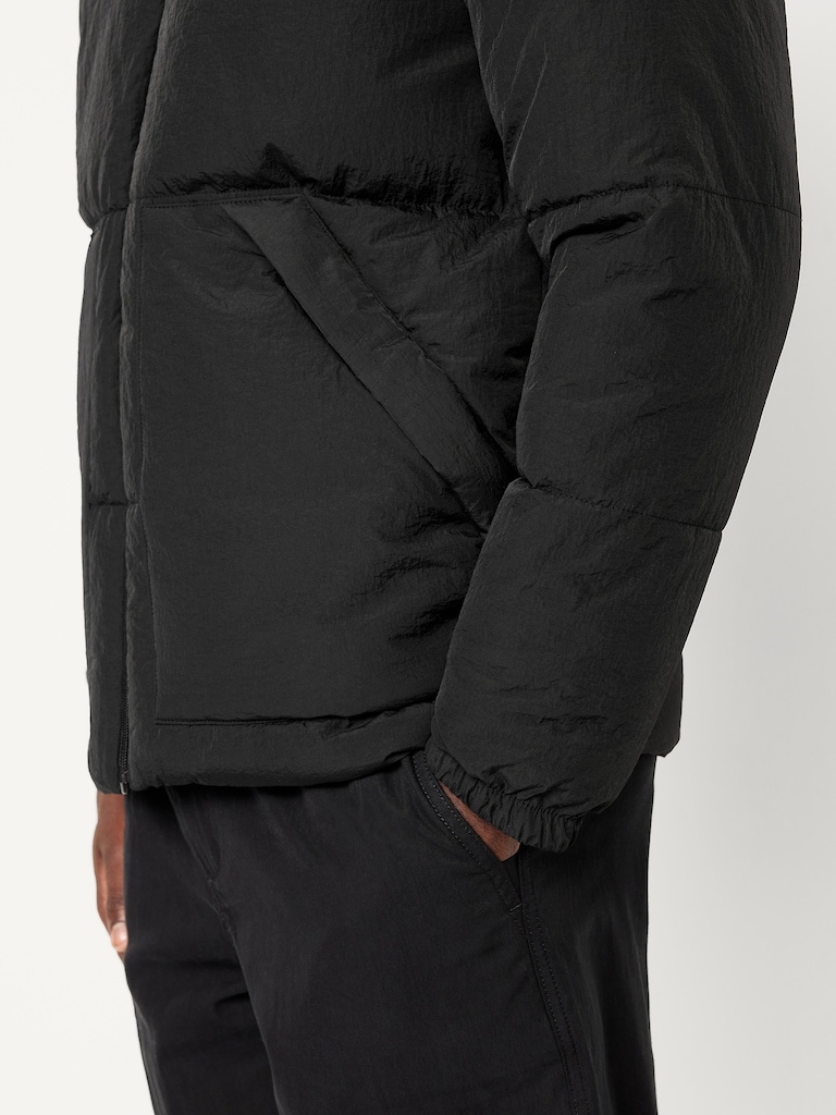 Frost-Free Water-Resistant Hooded Puffer Jacket