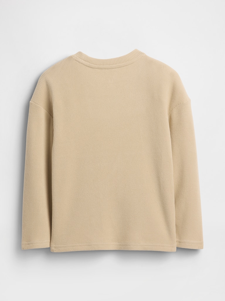 babyGap Waffle-Knit Crewneck T-Shirt
