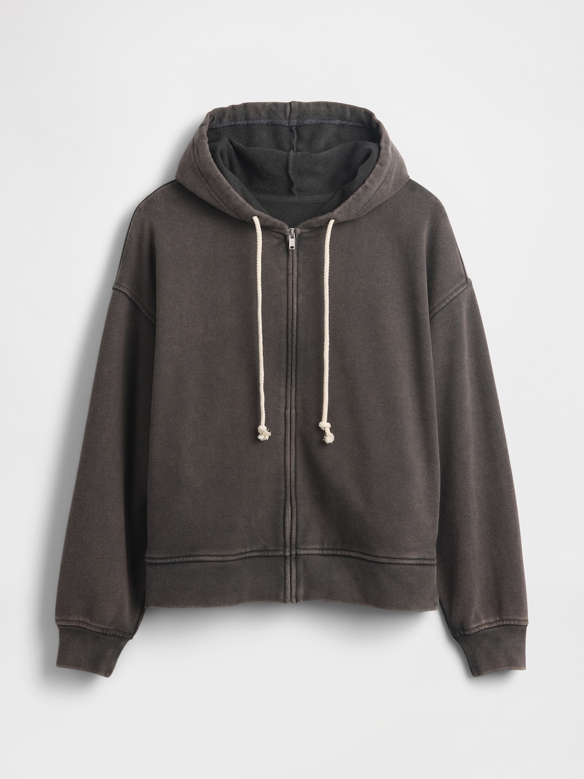 Heavyweight French Terry Oversized Zip Hoodie