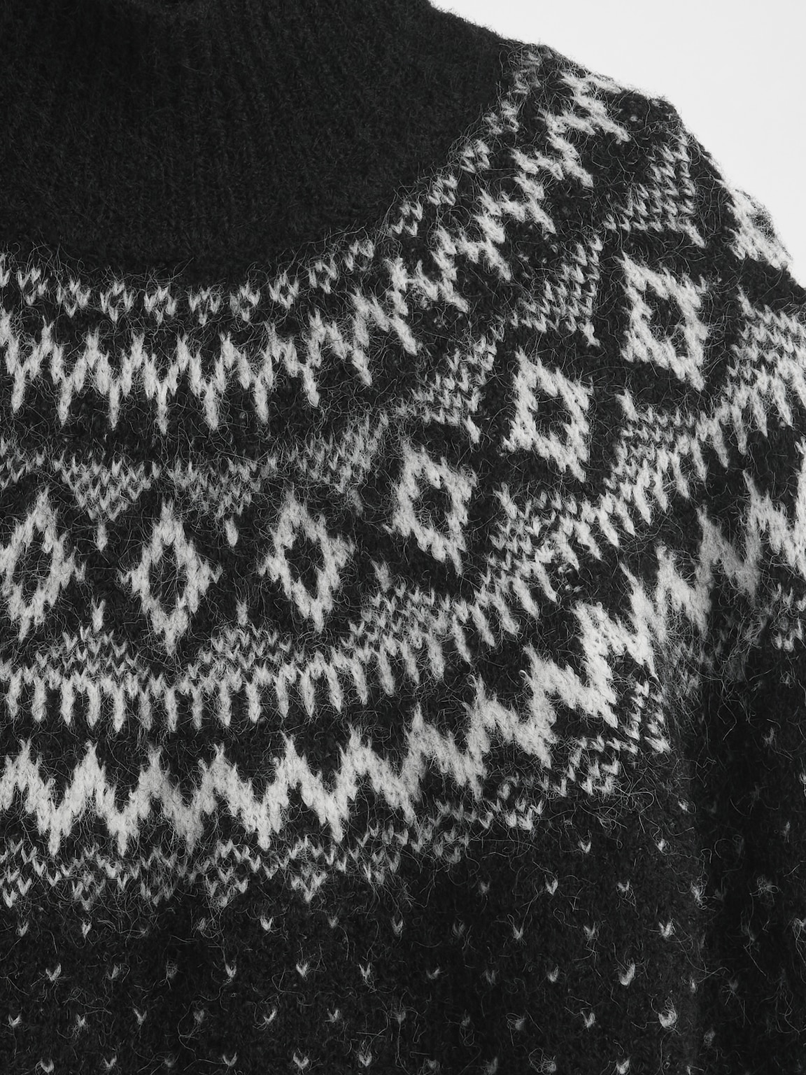 Fuzzy Oversized Turtleneck Sweater