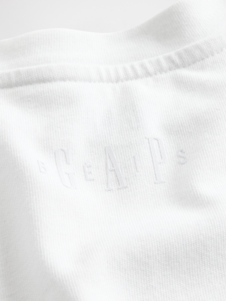 Gap × BÉIS Organic Cotton VintageSoft Crop Graphic T-Shirt
