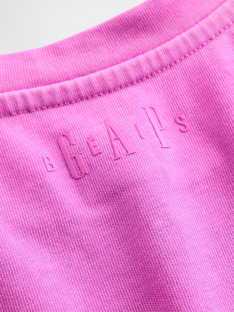 Gap × BÉIS Organic Cotton VintageSoft Crop Graphic T-Shirt