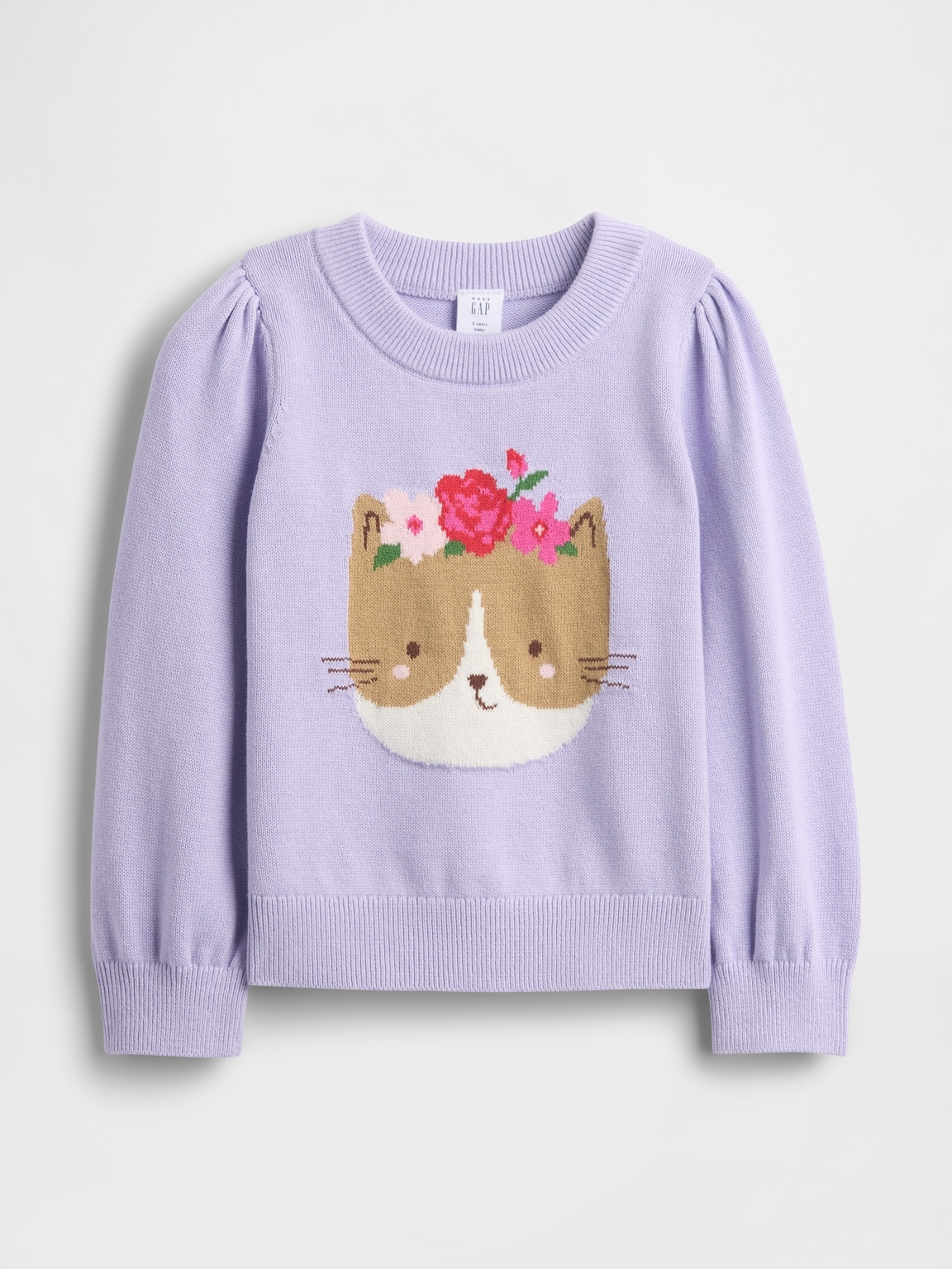 Baby & Toddler Puff-Sleeve Sweater