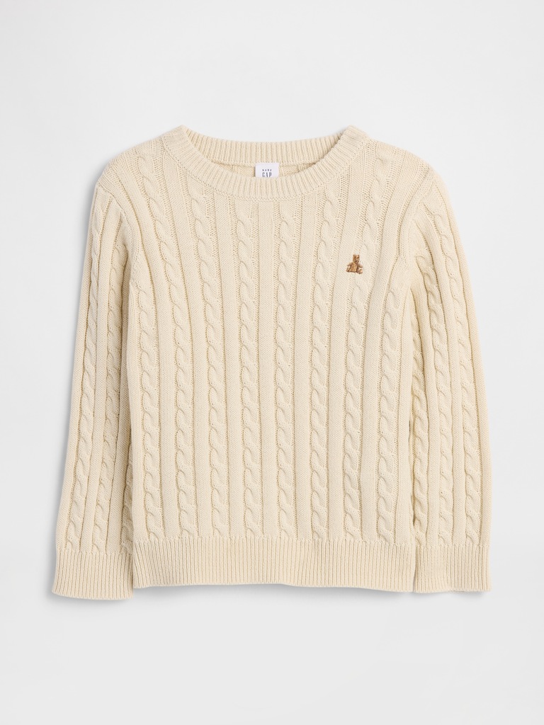 babyGap Cable-Knit Crewneck Sweater