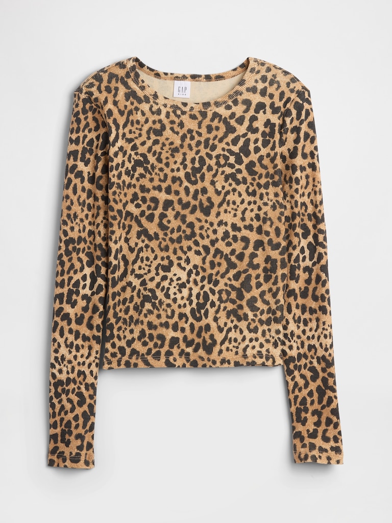 Kids Ribbed Pointelle T-Shirt