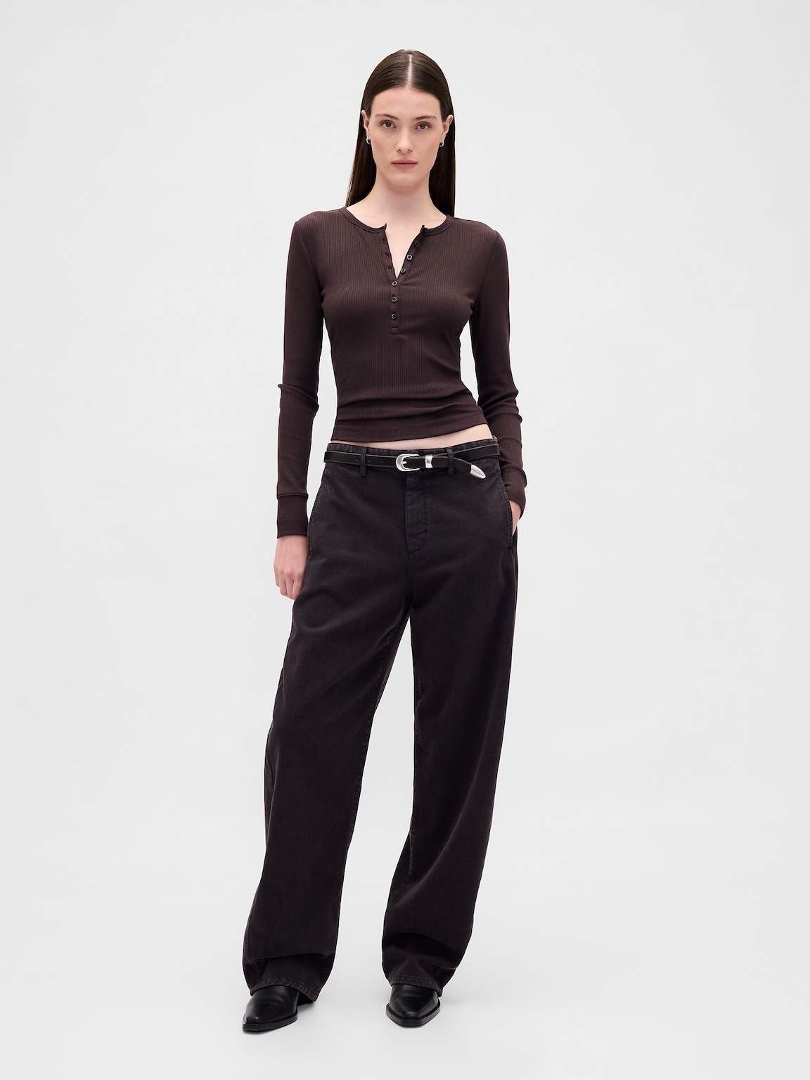 Modern Rib Henley T-Shirt