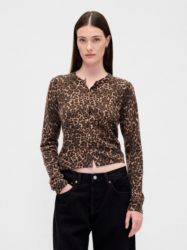 CashSoft Crop Cardigan