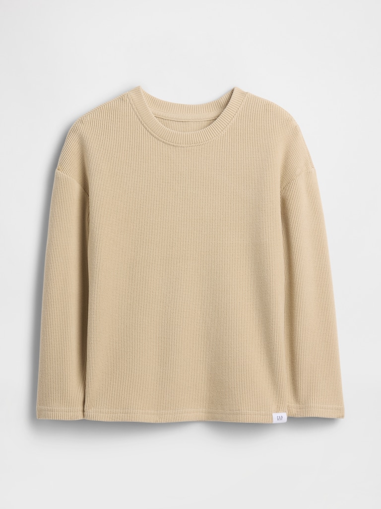babyGap Waffle-Knit Crewneck T-Shirt