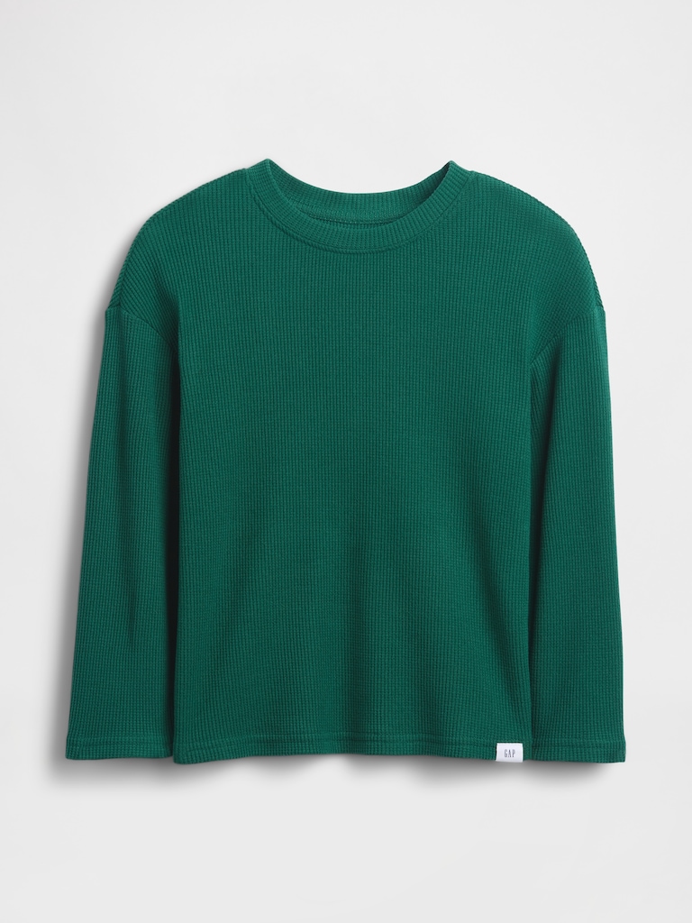 babyGap Waffle-Knit Crewneck T-Shirt