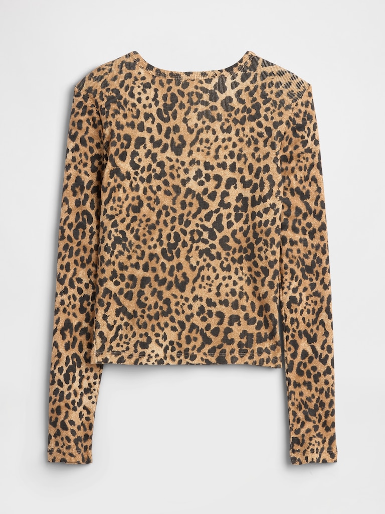 Kids Ribbed Pointelle T-Shirt