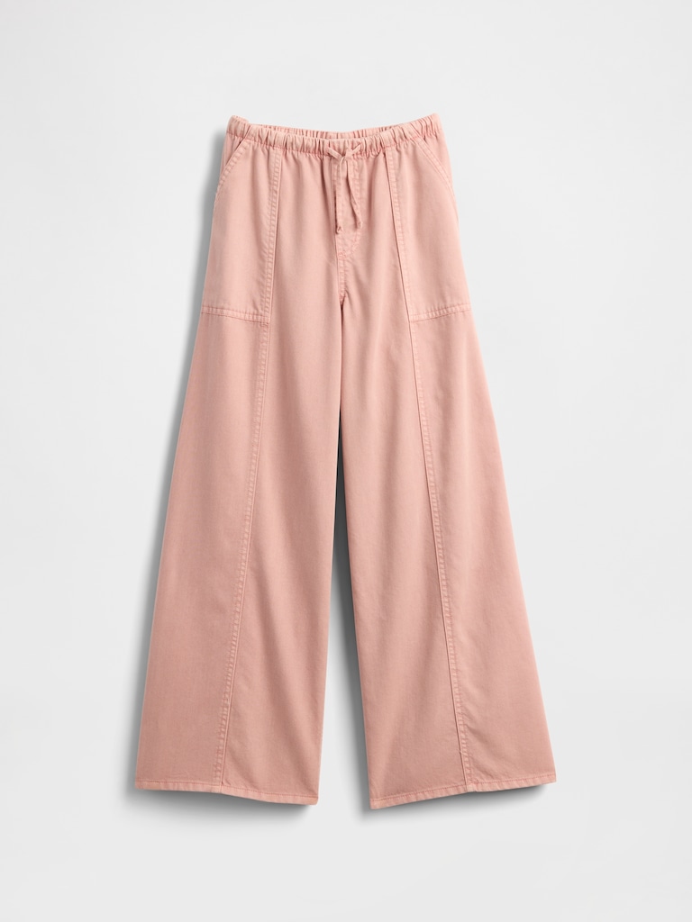Kids Twill Baggy Pants