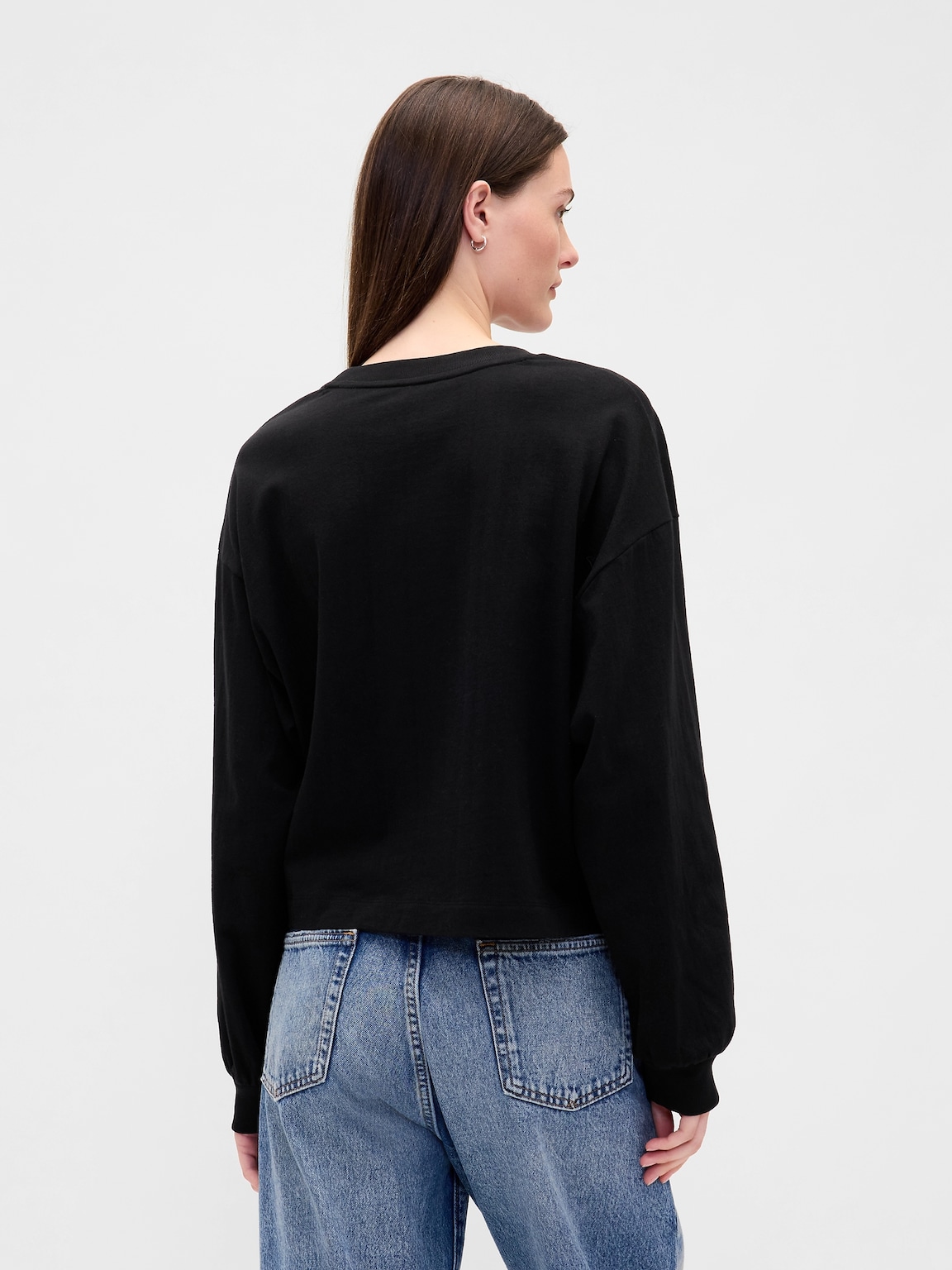 Organic Cotton VintageSoft Crop Sweatshirt