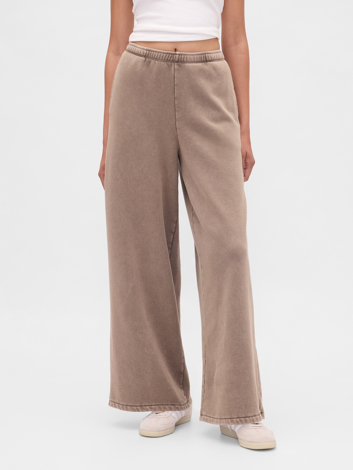 VintageSoft Baggy Wide-Leg Sweatpants