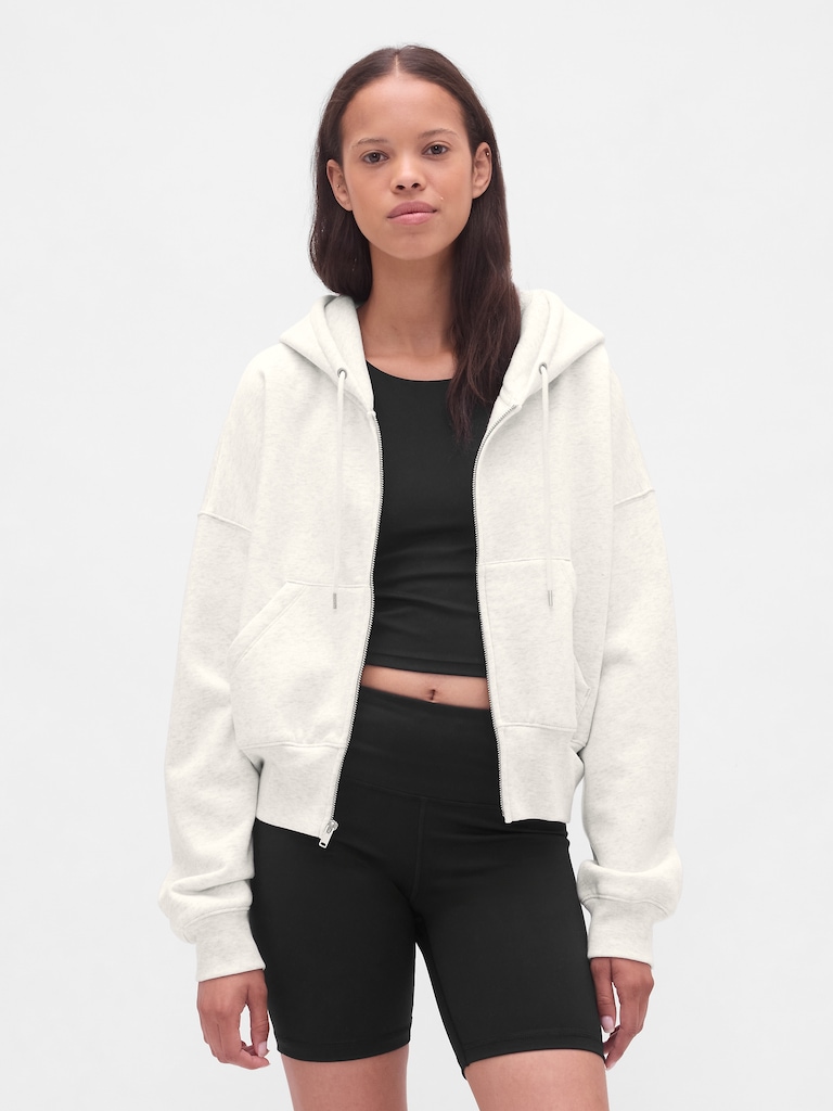 VintageSoft Full-Zip Wedge Hoodie