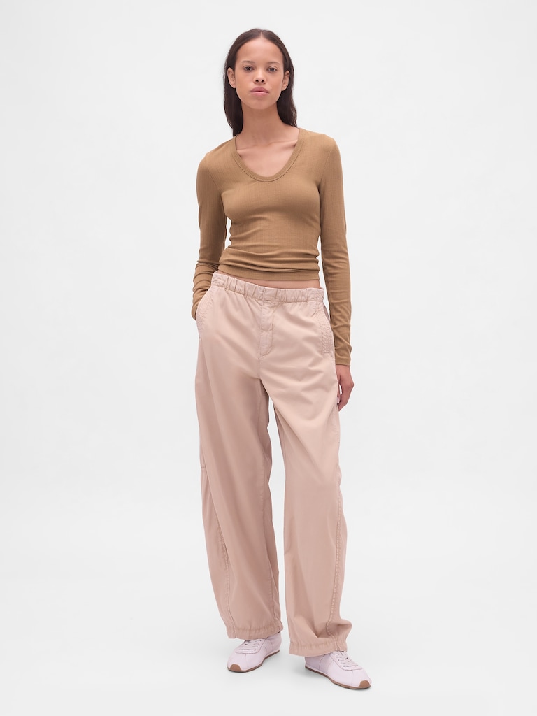 Sheer Modern Rib T-Shirt