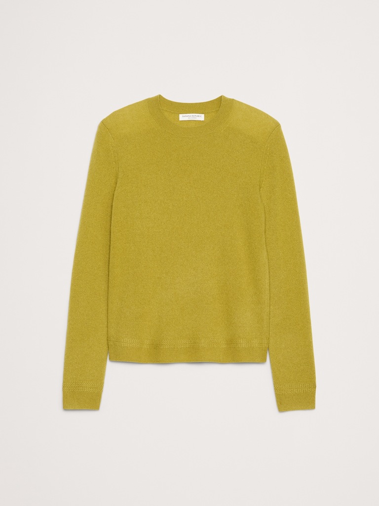 Lightweight Cashmere Crew-Neck Sweater