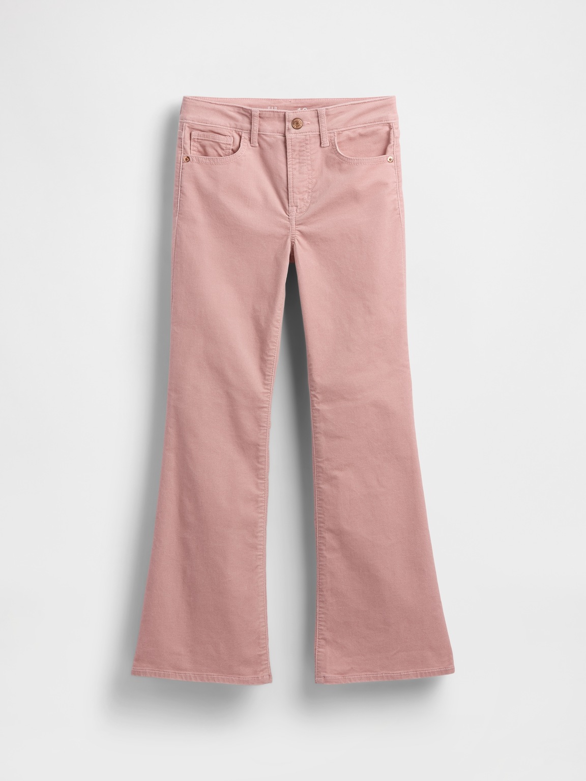 Kids High Rise Velvet '70s Flare Pants