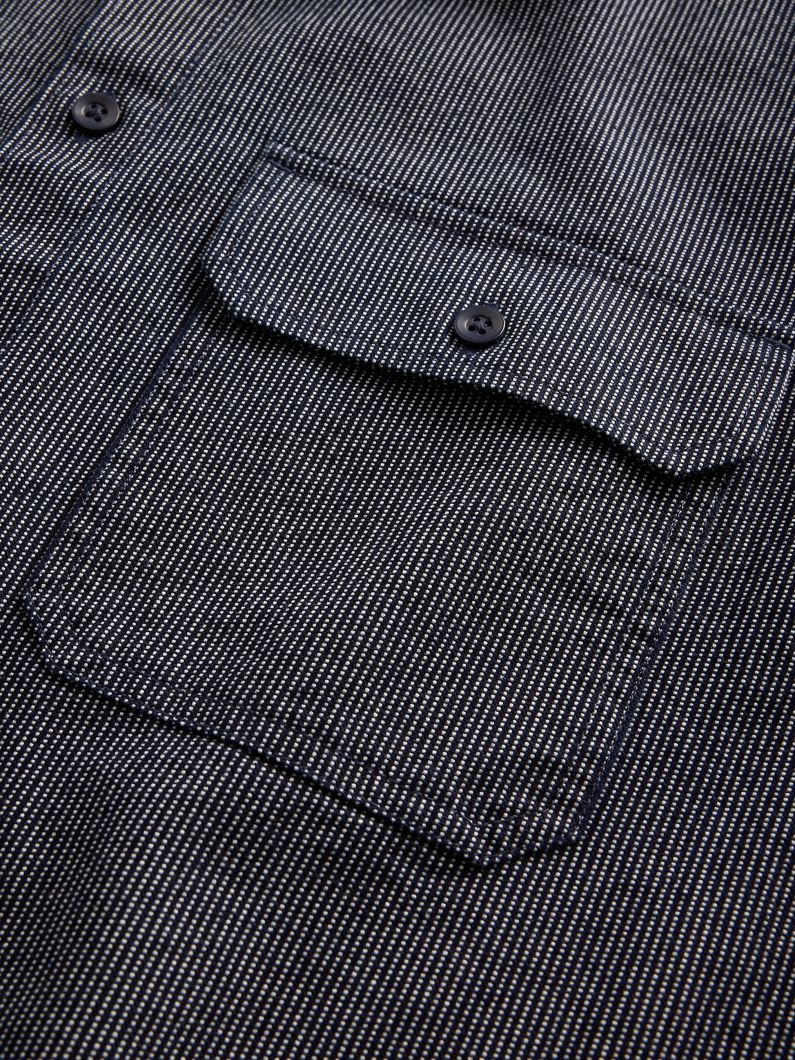 Denim Stripe Big Shirt