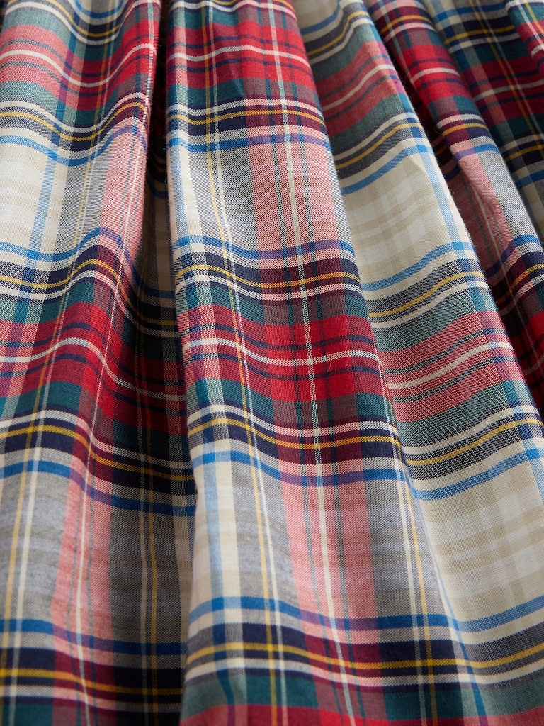 Kids Plaid Bubble Skirt