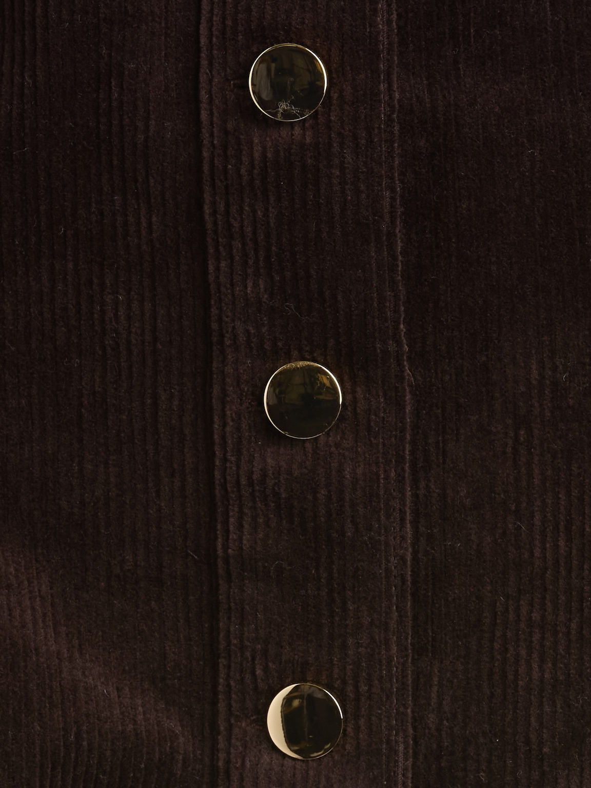 Corduroy Strapless Crop Vest