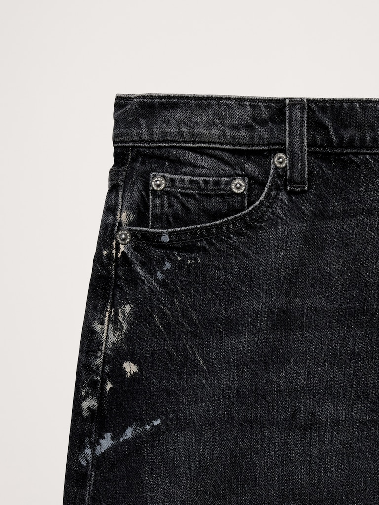 Mid-Rise Barrel Ankle Jean