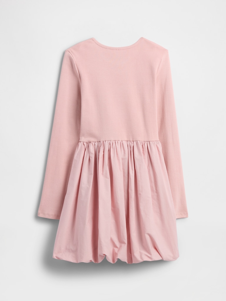 Kids Puff Sleeve Bubble Dress