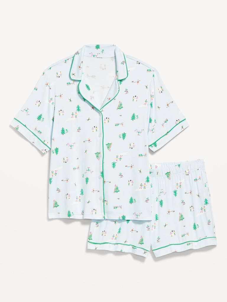 Sunday Sleep Knit Jersey Short Set