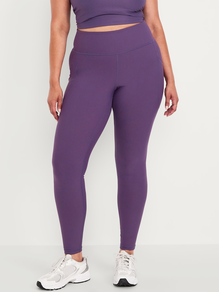 High-Waisted PowerSoft Full-Length Pocket Leggings