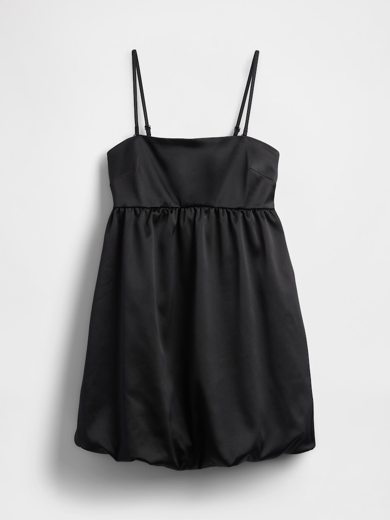 Poplin Bubble Mini Dress
