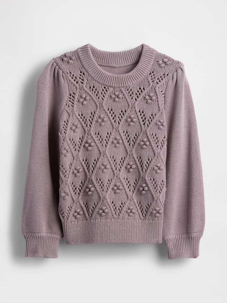 Baby & Toddler Puff-Sleeve Sweater