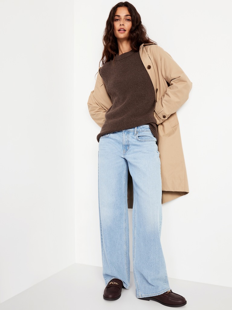 SoSoft Crew-Neck Tunic Sweater