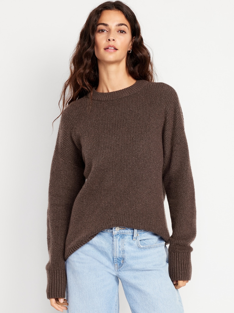 SoSoft Crew-Neck Tunic Sweater
