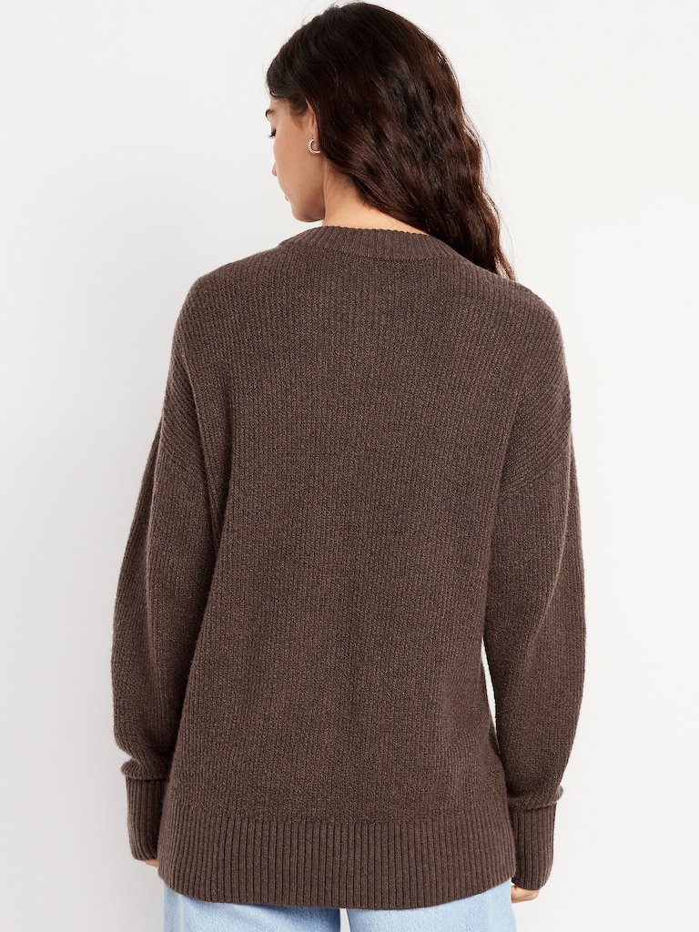 SoSoft Crew-Neck Tunic Sweater