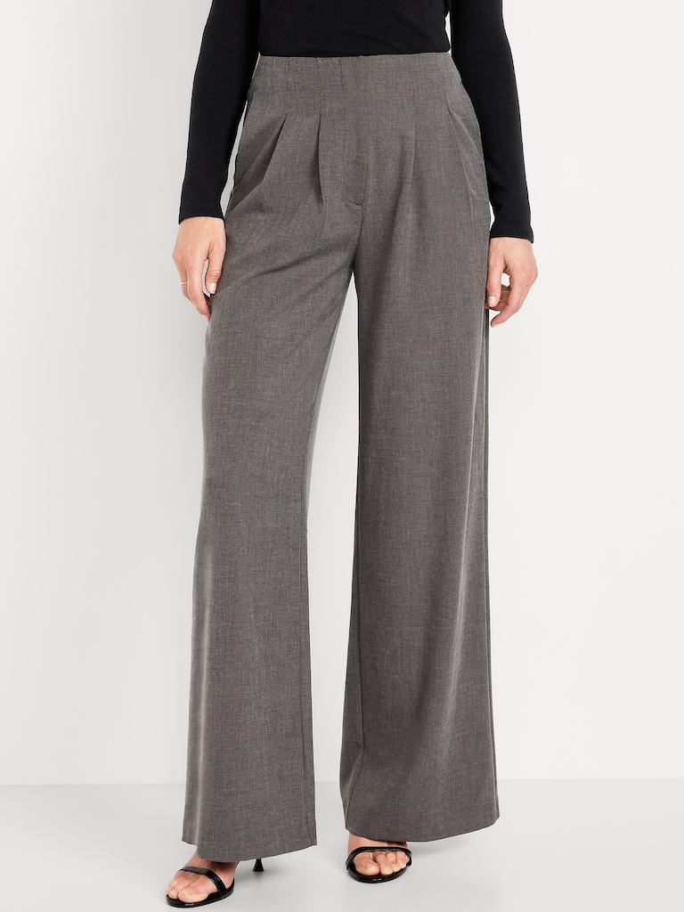 Extra High-Waisted Super Wide-Leg Pants