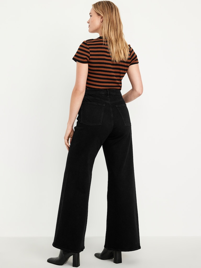 Extra High-Waisted Super Wide-Leg Jeans