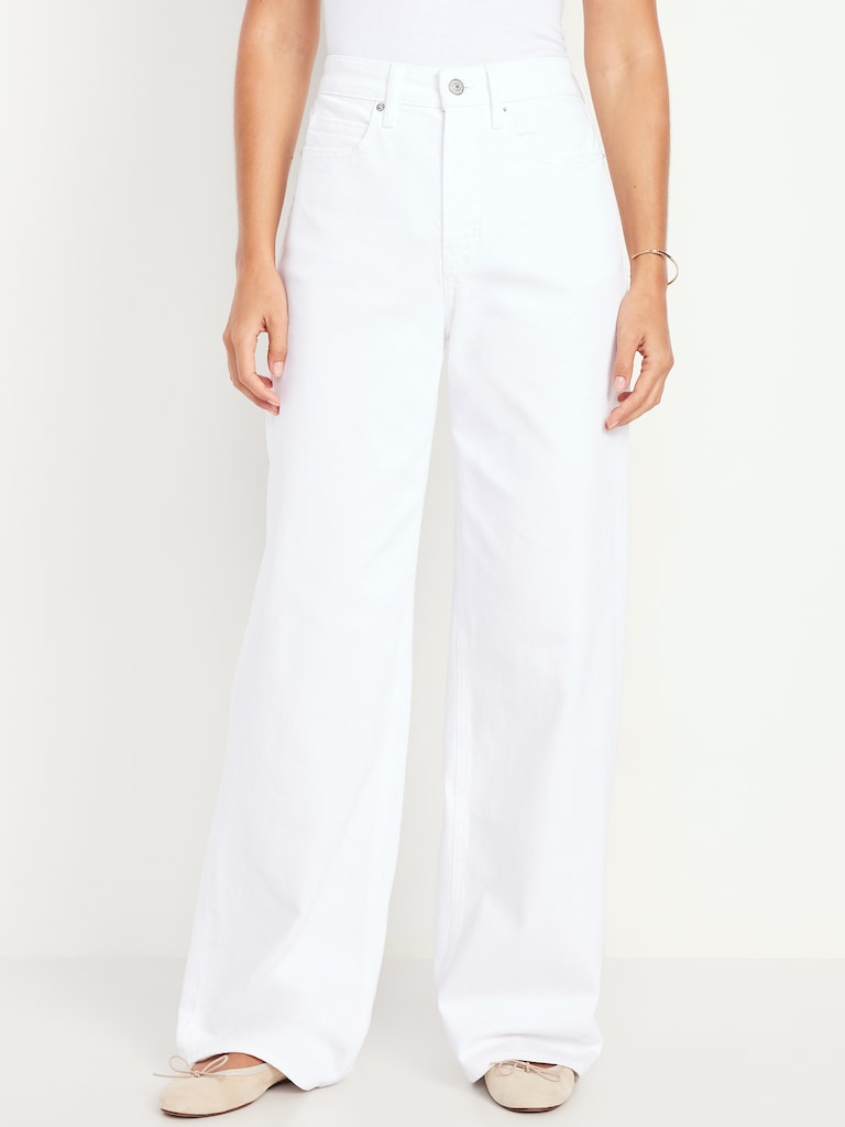 Extra High-Waisted Wide-Leg Jeans