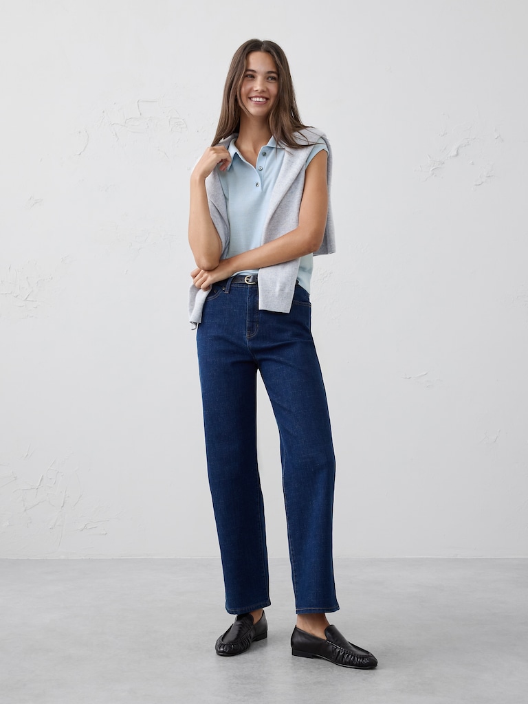 Merino Wool Sweater Polo