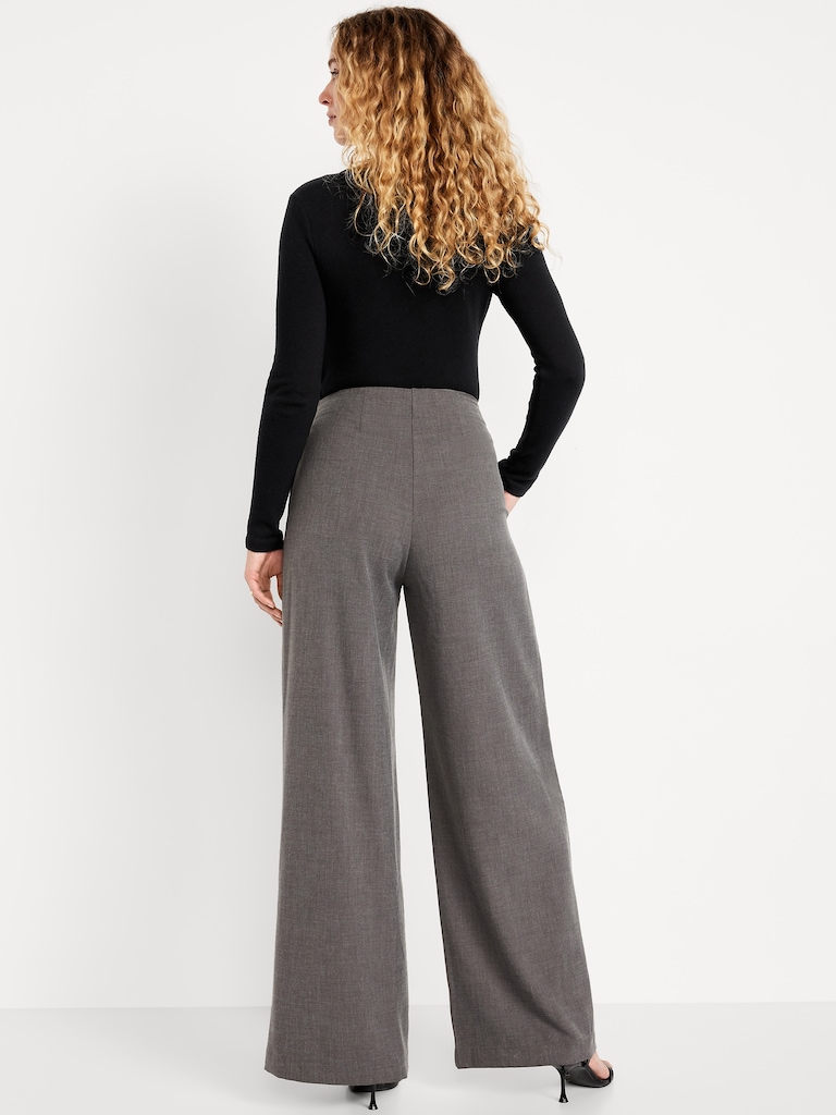 Extra High-Waisted Super Wide-Leg Pants