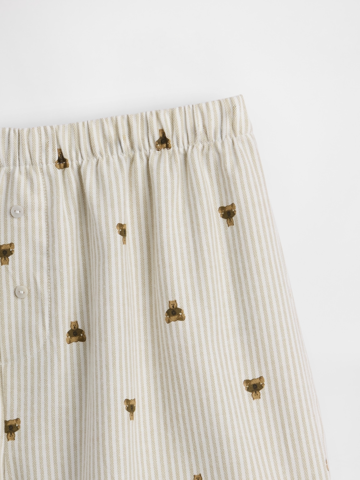 Logo Flannel Boxer Shorts