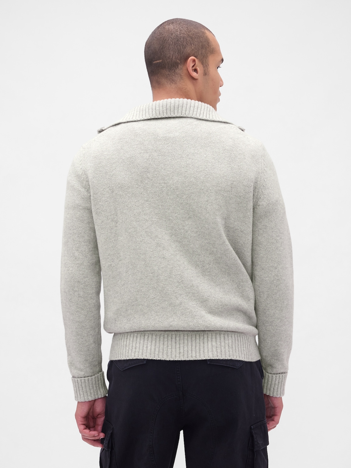 CashSoft Quarter-Zip Pullover Sweater