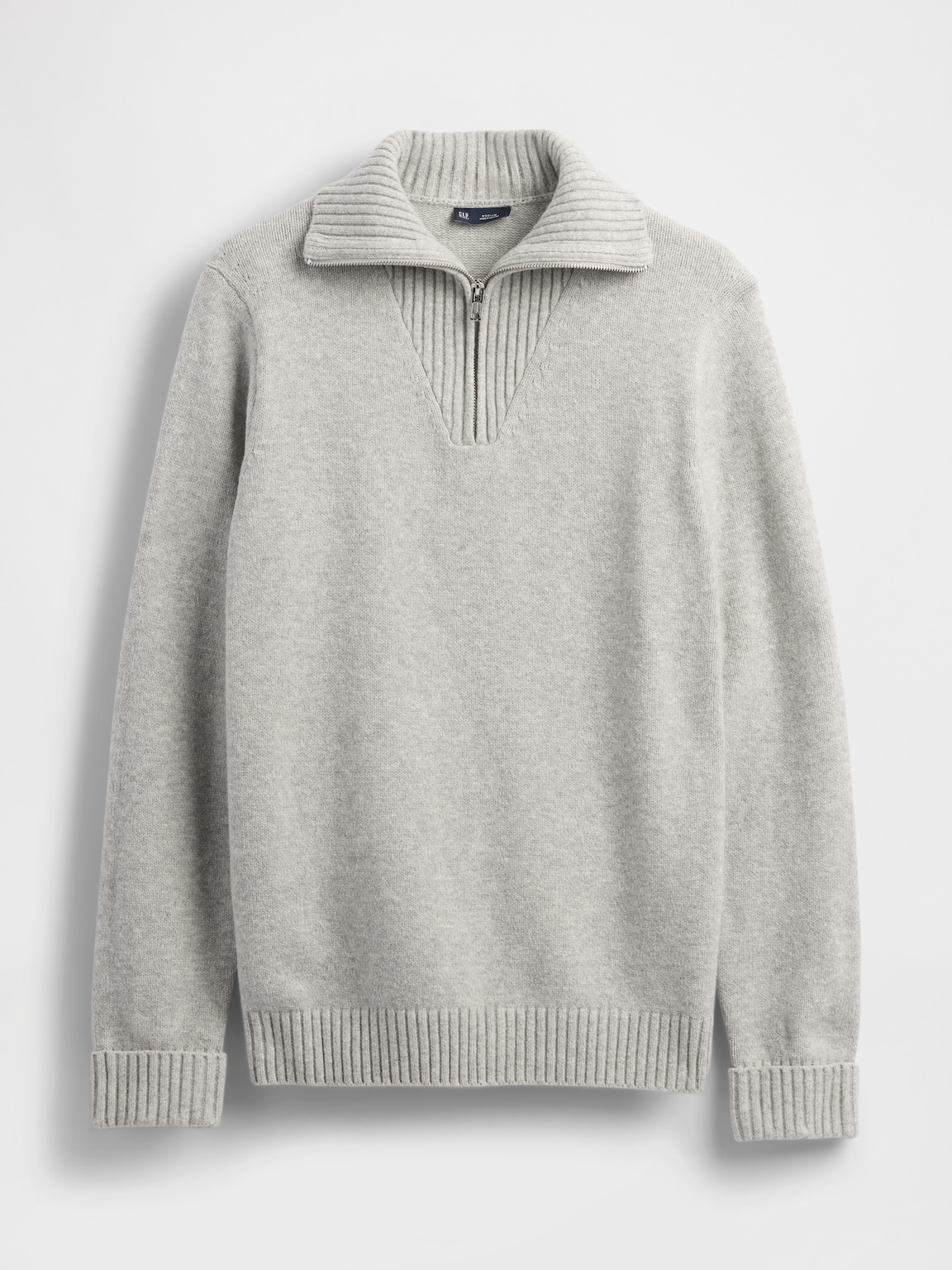 CashSoft Quarter-Zip Pullover Sweater