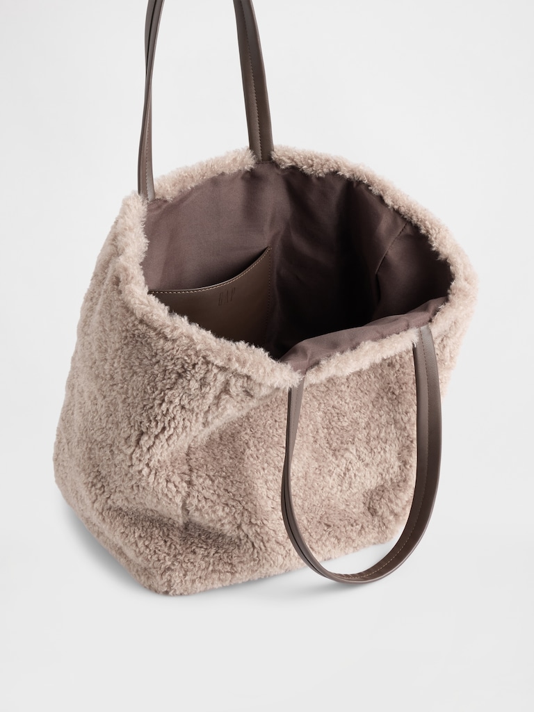 Faux-Fur Tote Bag